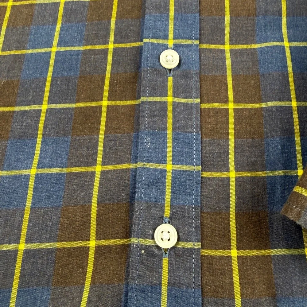 J Crew Oxford Shirt Men's S Plaid Classic Slim Stretch Dress Casual Office Lot 5